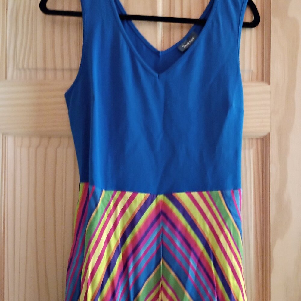 Modcloth Striped Midi Dress